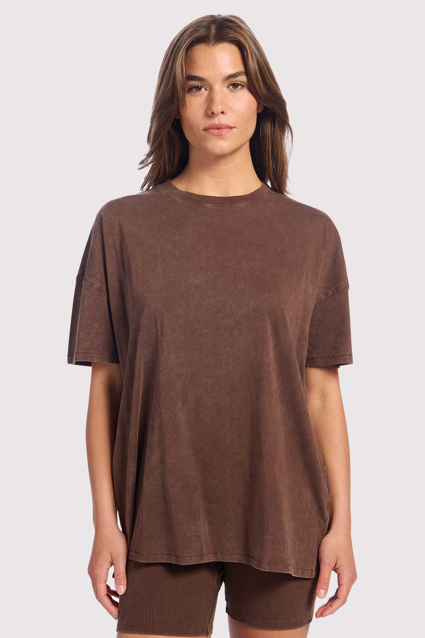 Ribbed Biker Short Set