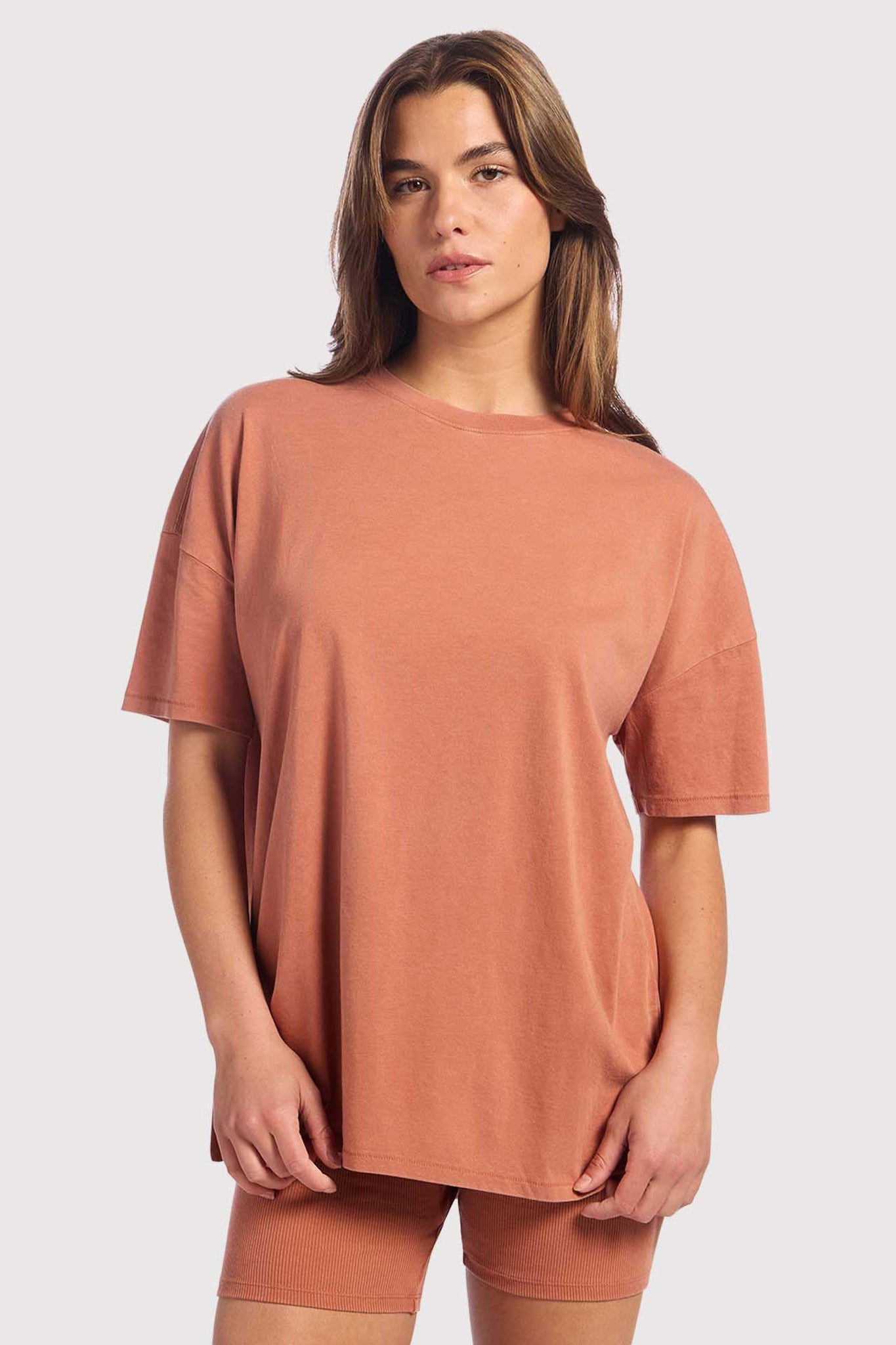 Ribbed Biker Short Set