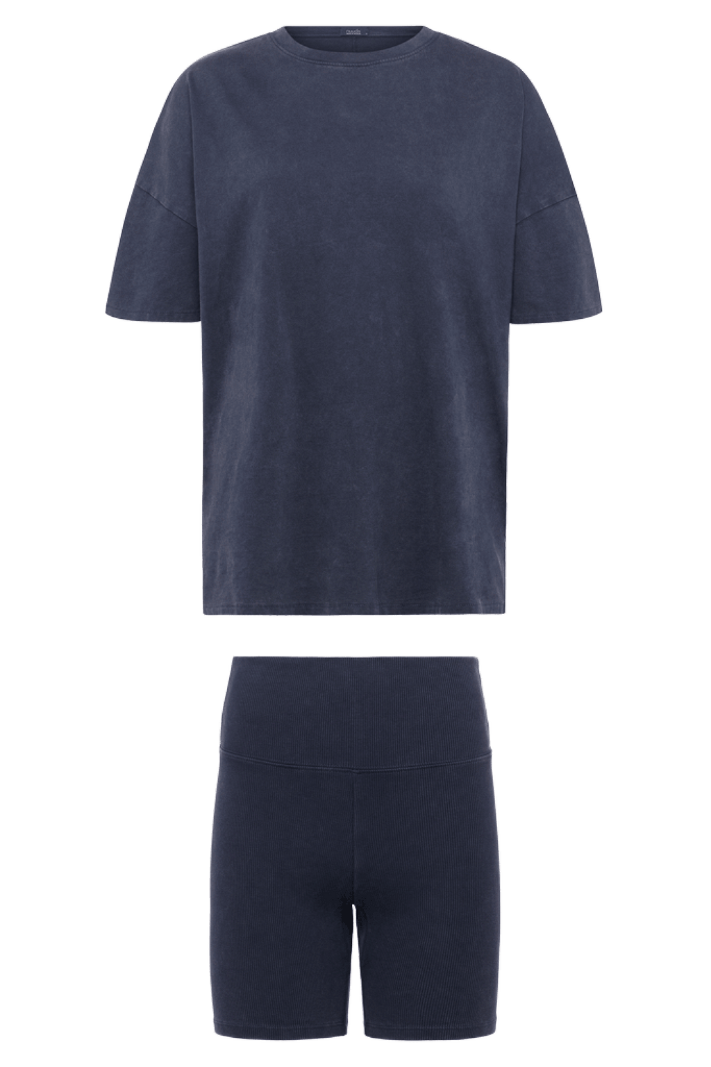 Ribbed Biker Short Set
