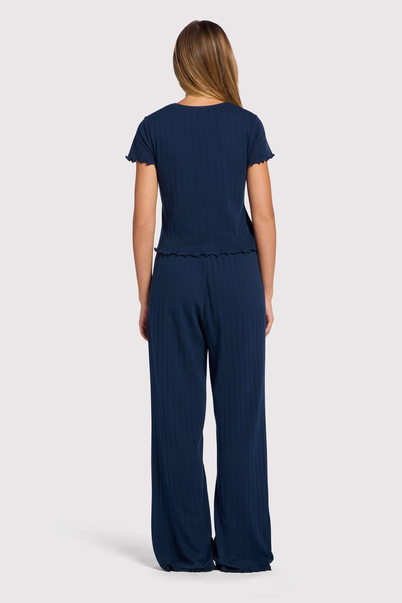 Pointelle Pajama Pant Set