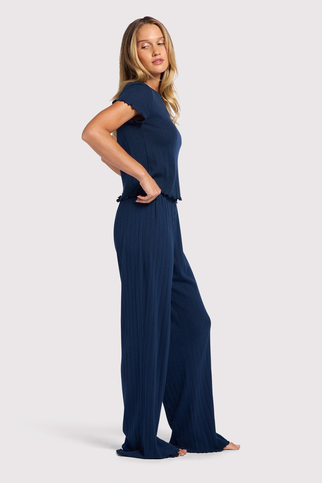 Pointelle Pajama Pant Set