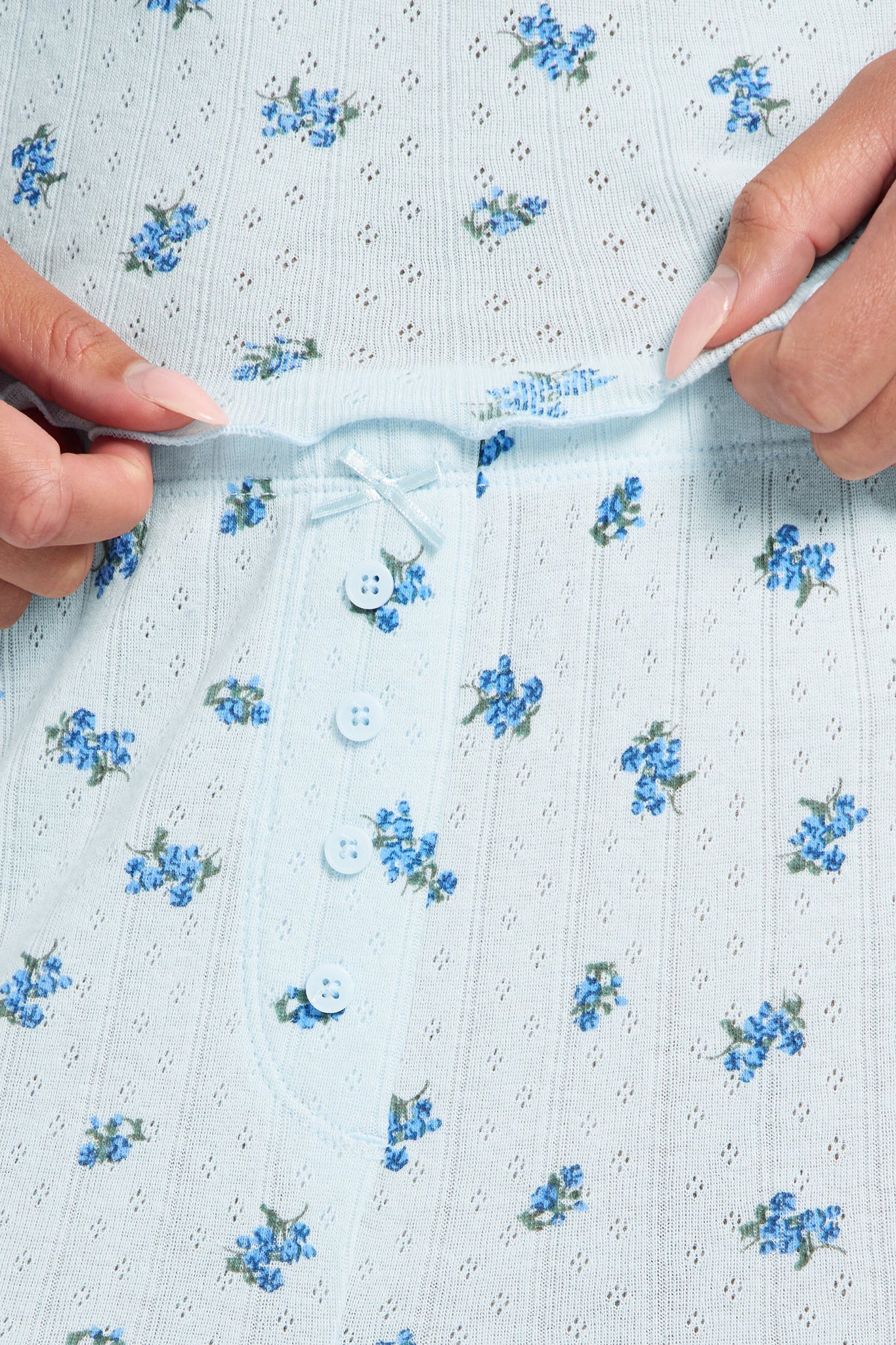 Pointelle Pajama Pant Set