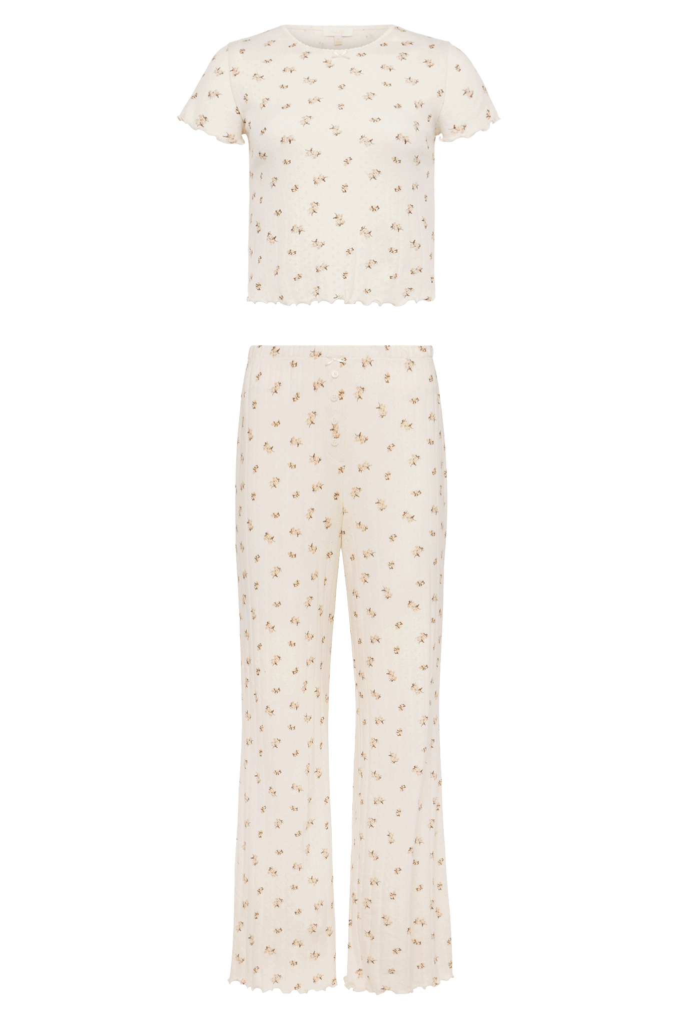 Pointelle Pajama Pant Set