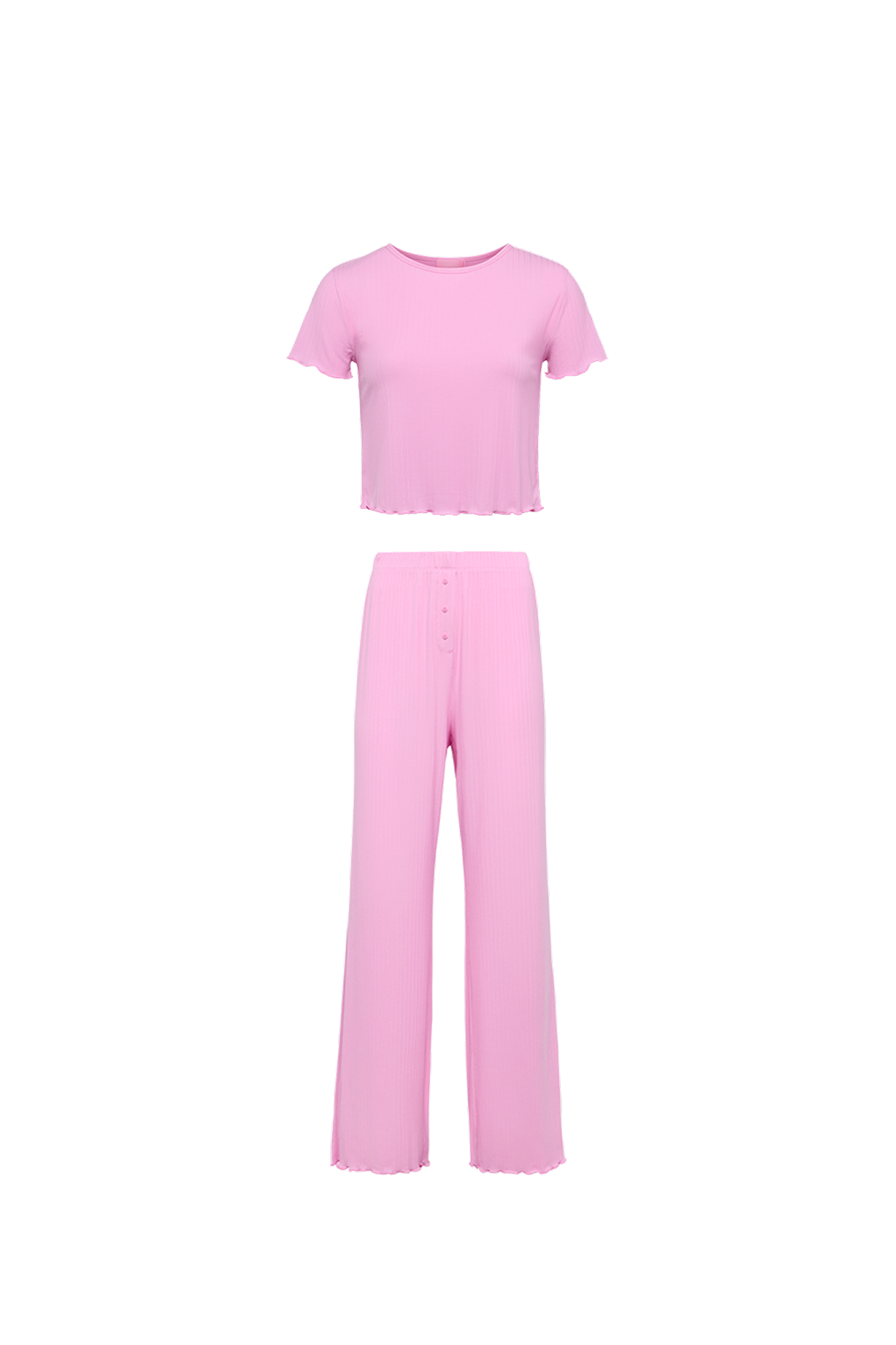 Mini Rib Pajama Set