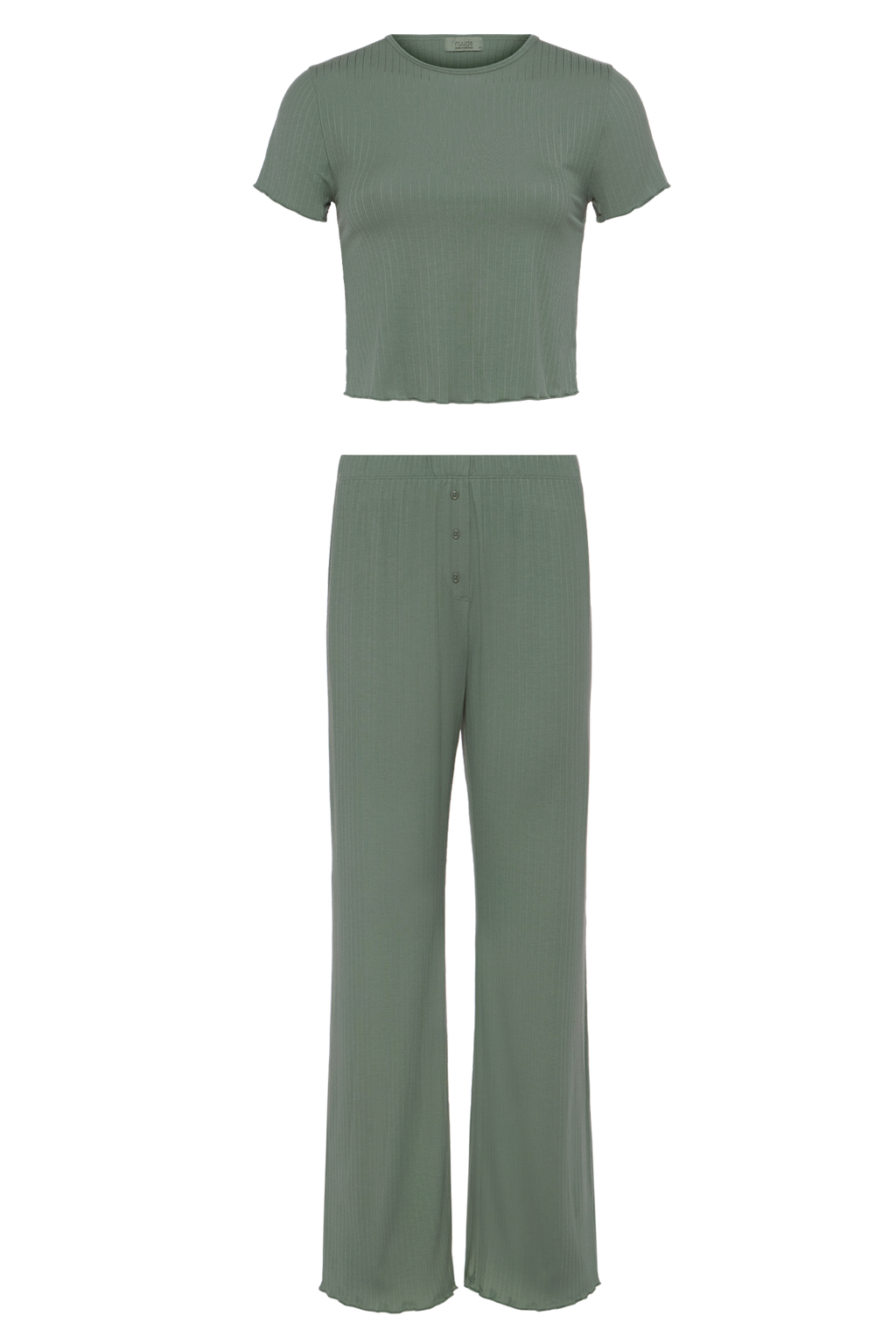 Mini Rib Pajama Set