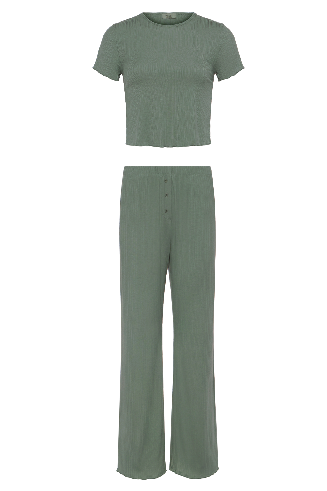 Mini Rib Pajama Set