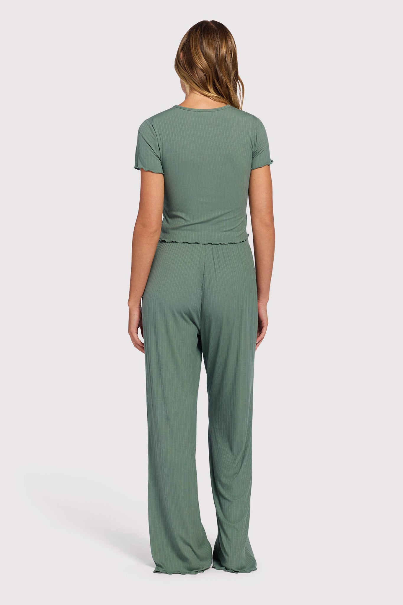 Mini Rib Pajama Set