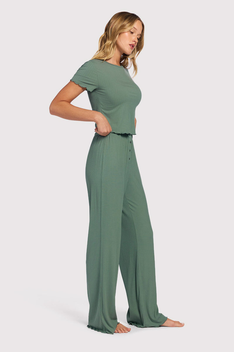 Mini Rib Pajama Set image 