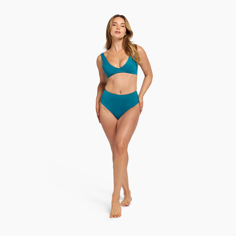 High Waist Bikini Bottom image 