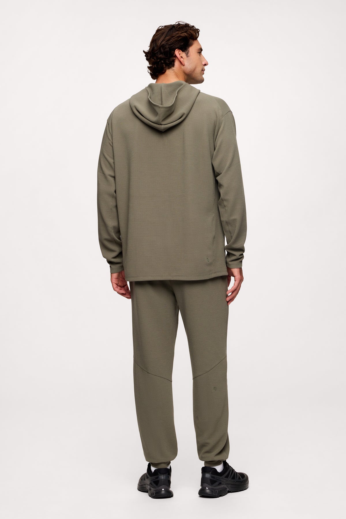 Color:Olive | Performance Waffle Hoodie