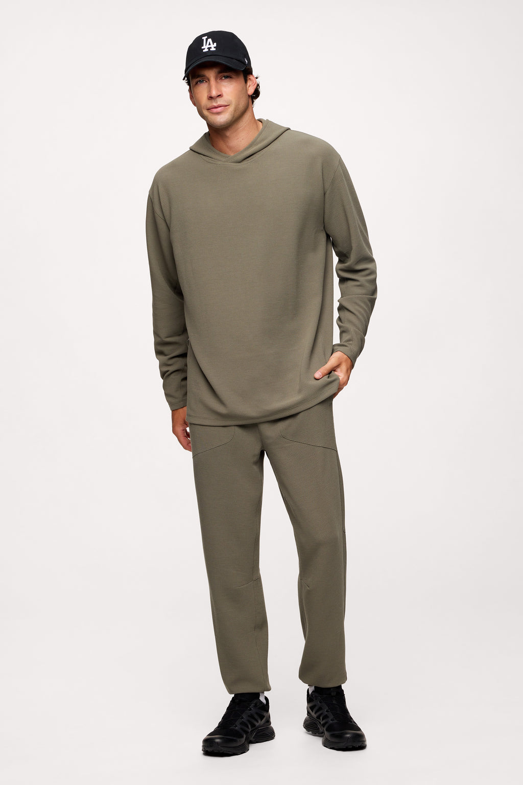 Performance Waffle Hoodie