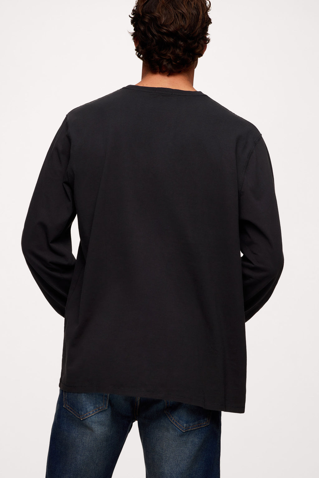 Vintage Cotton Men's Long Sleeve Everyday T-Shirt