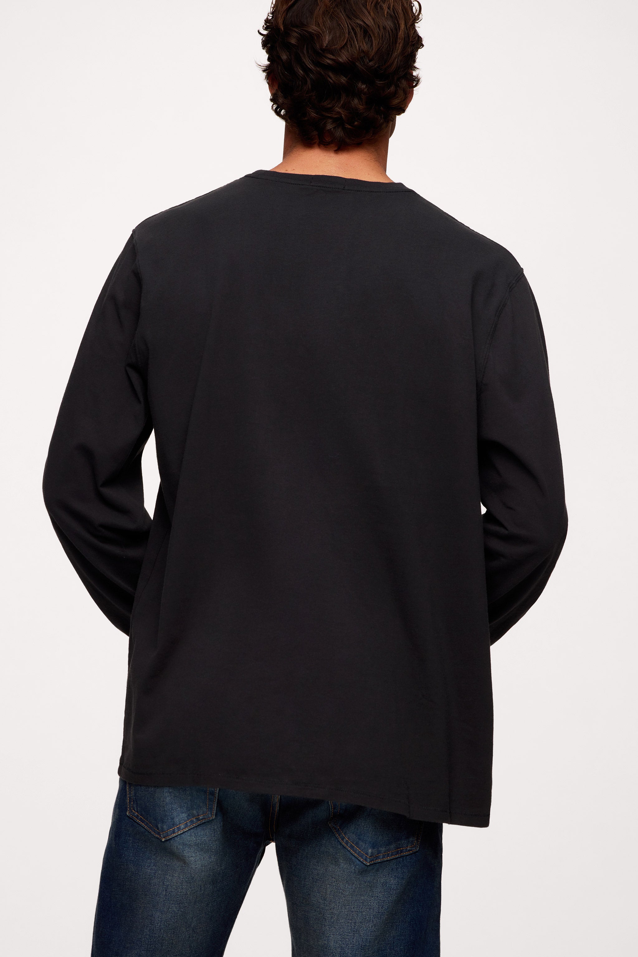 Vintage Cotton Men's Long Sleeve Everyday T-Shirt