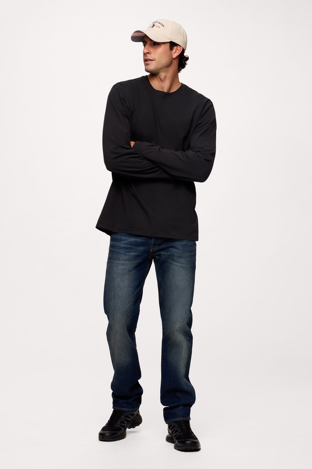 Vintage Cotton Men's Long Sleeve Everyday T-Shirt