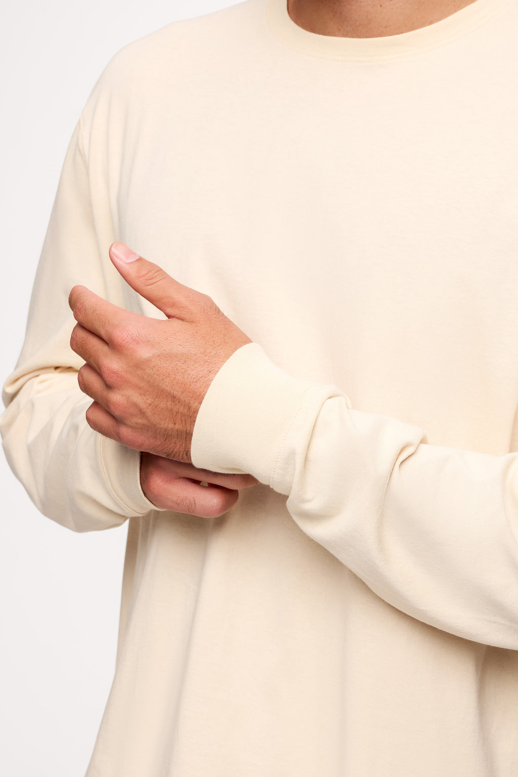 Vintage Cotton Men's Long Sleeve Everyday T-Shirt