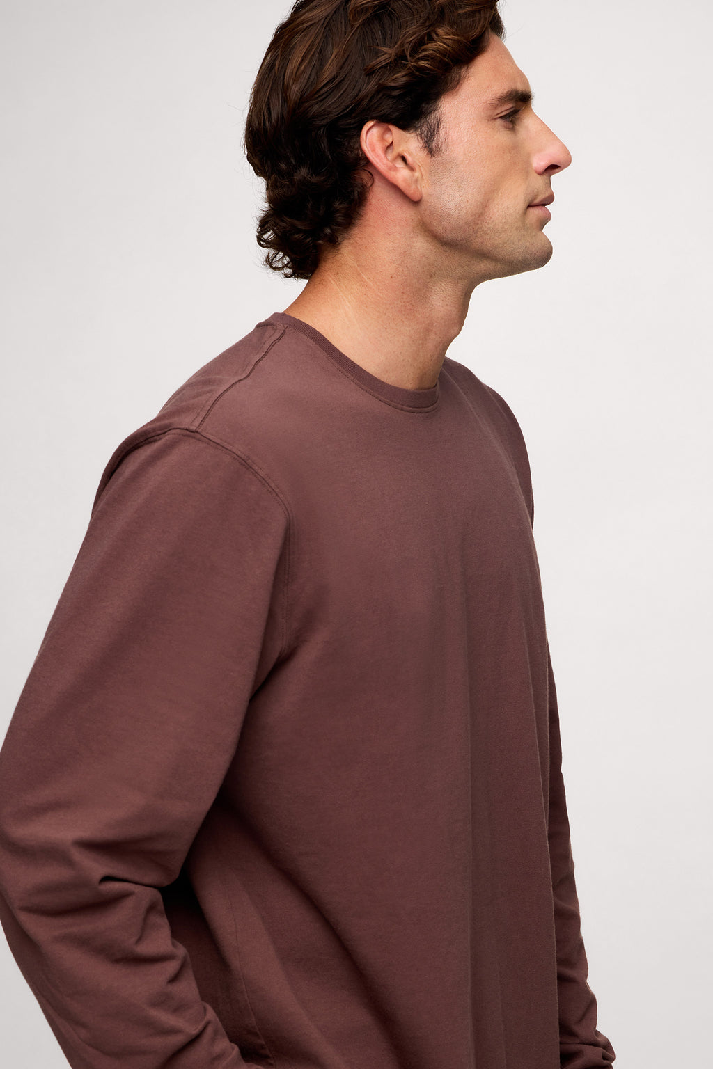 Vintage Cotton Men's Long Sleeve Everyday T-Shirt