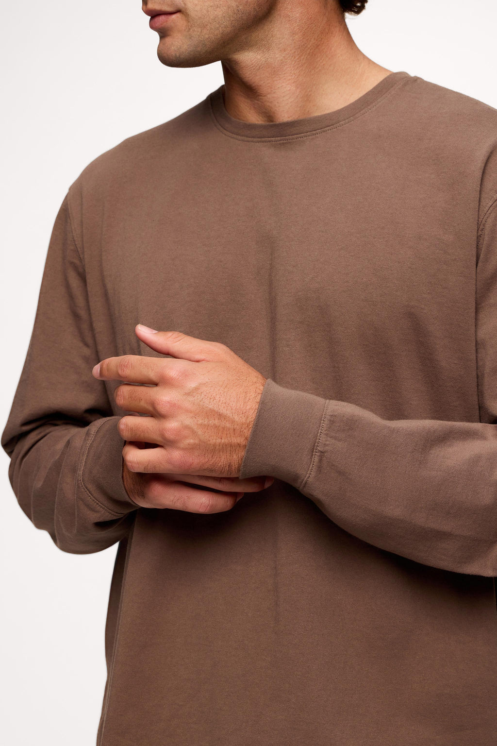 Vintage Cotton Men's Long Sleeve Everyday T-Shirt