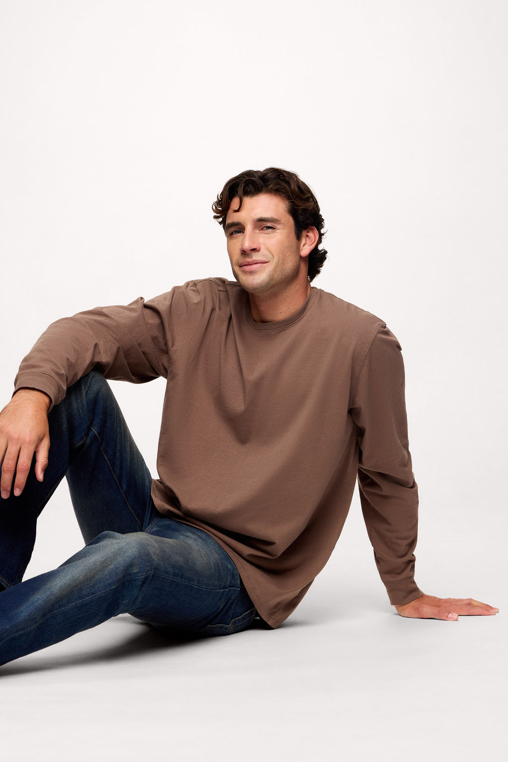 Vintage Cotton Men's Long Sleeve Everyday T-Shirt