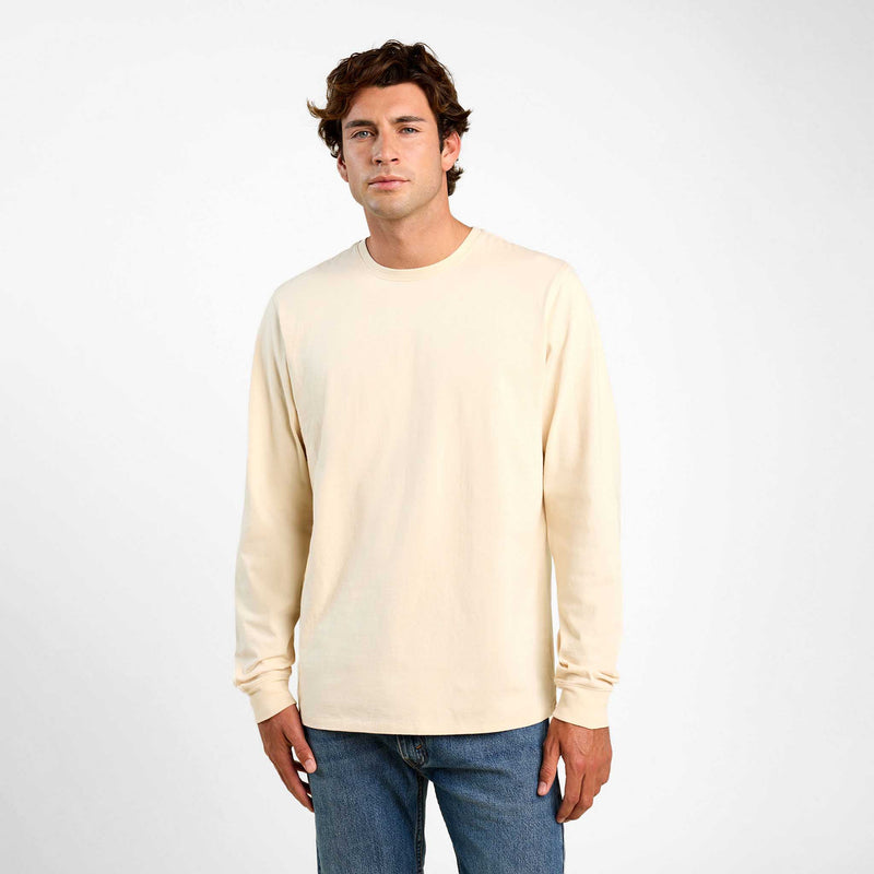 Vintage Cotton Men's Long Sleeve Everyday T-Shirt image 