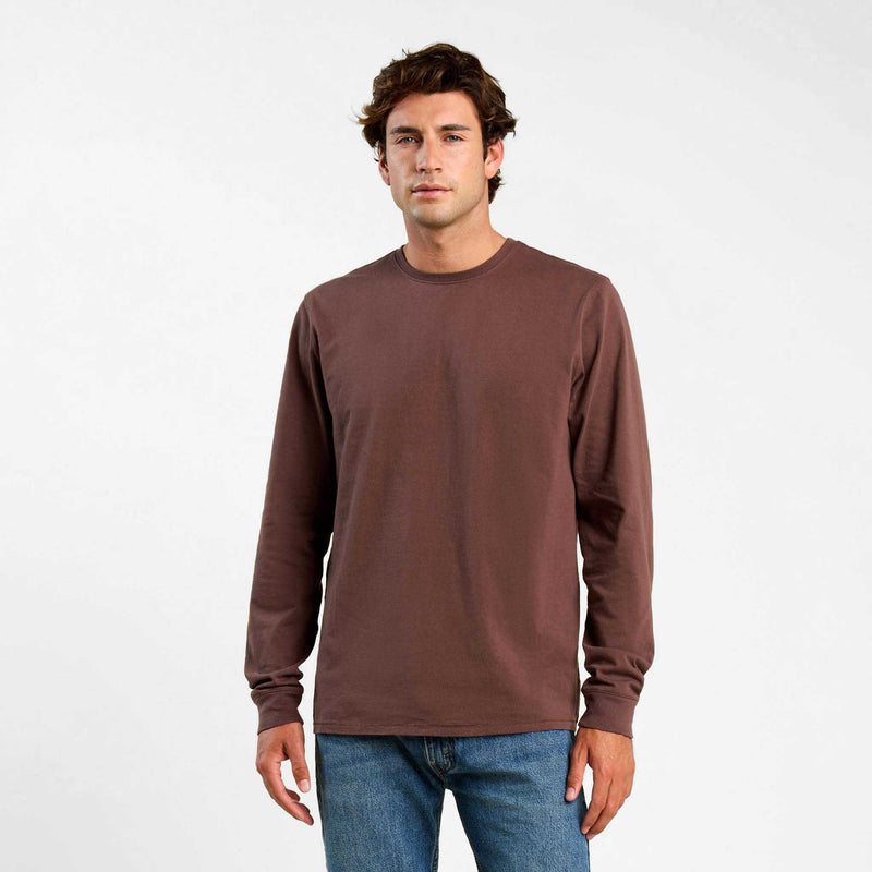 Vintage Cotton Men's Long Sleeve Everyday T-Shirt image 