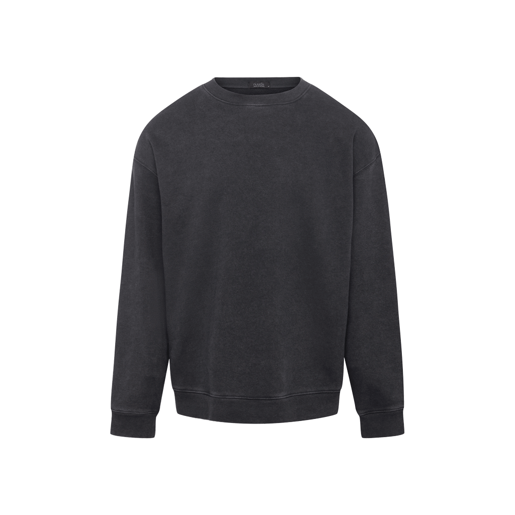 Vintage Fleece Men's Crewneck | Washed Black