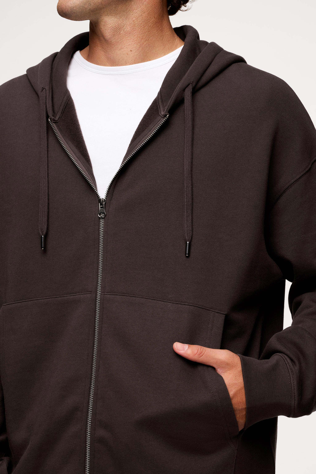 Vintage Washed Zip-Up Hoodie