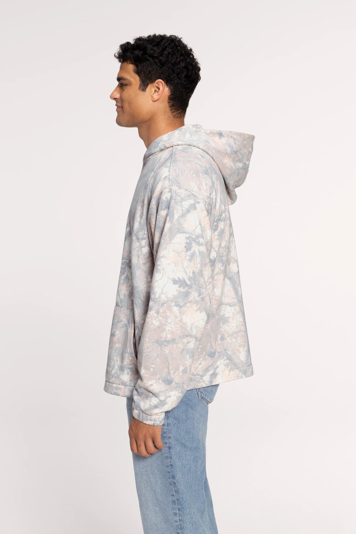 Color:nuuds Camo | Oversized Boxy Hoodie