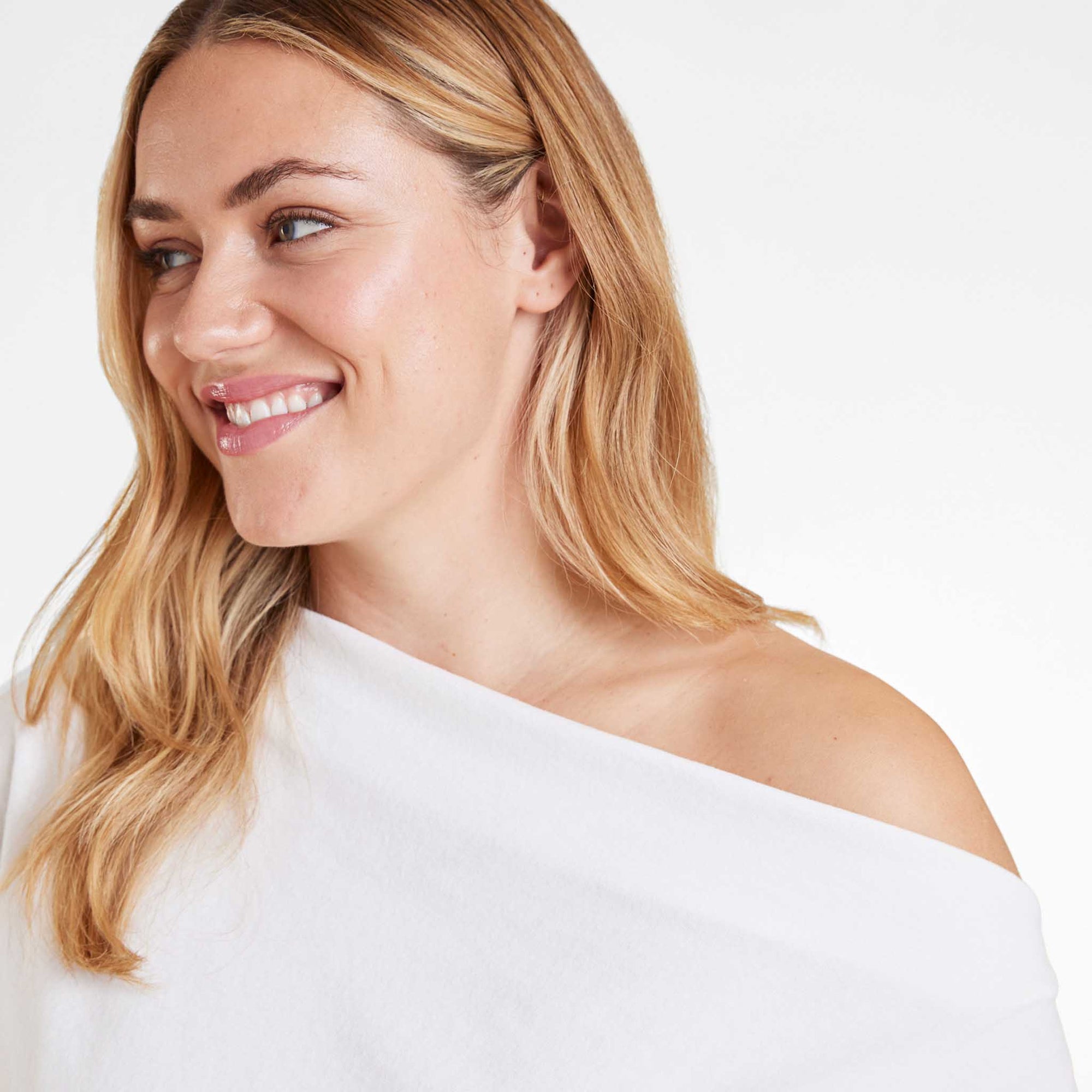 Vintage Cotton Off The Shoulder T-Shirt