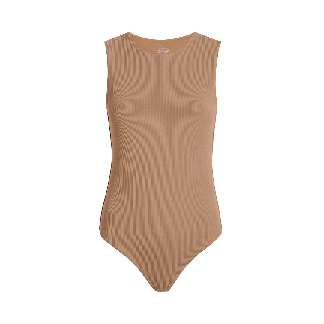 Ribbed Crewneck Tank Bodysuit