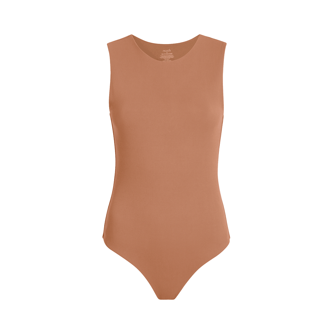 Ribbed Crewneck Tank Bodysuit