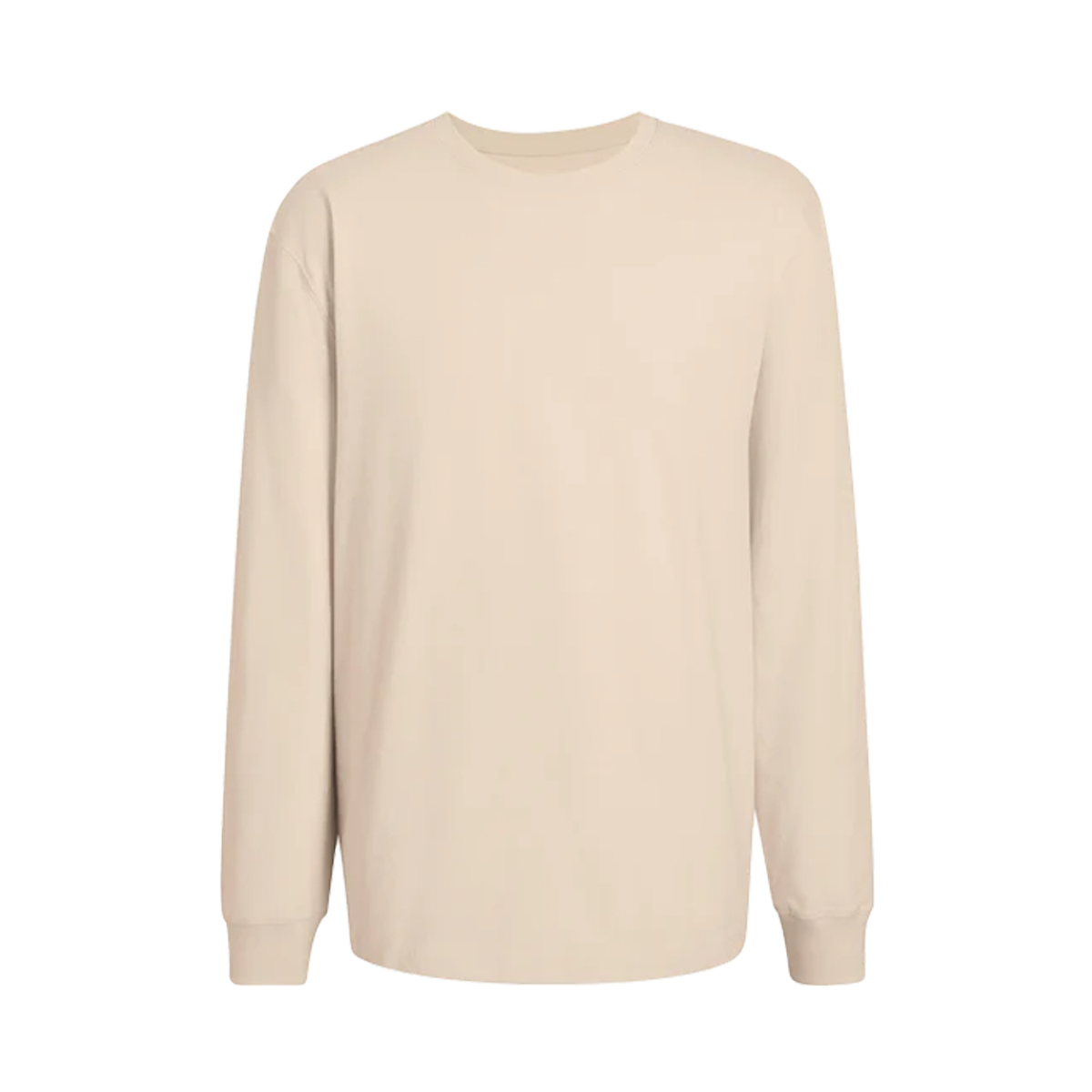 Long Sleeve Boxy Tee | Bone