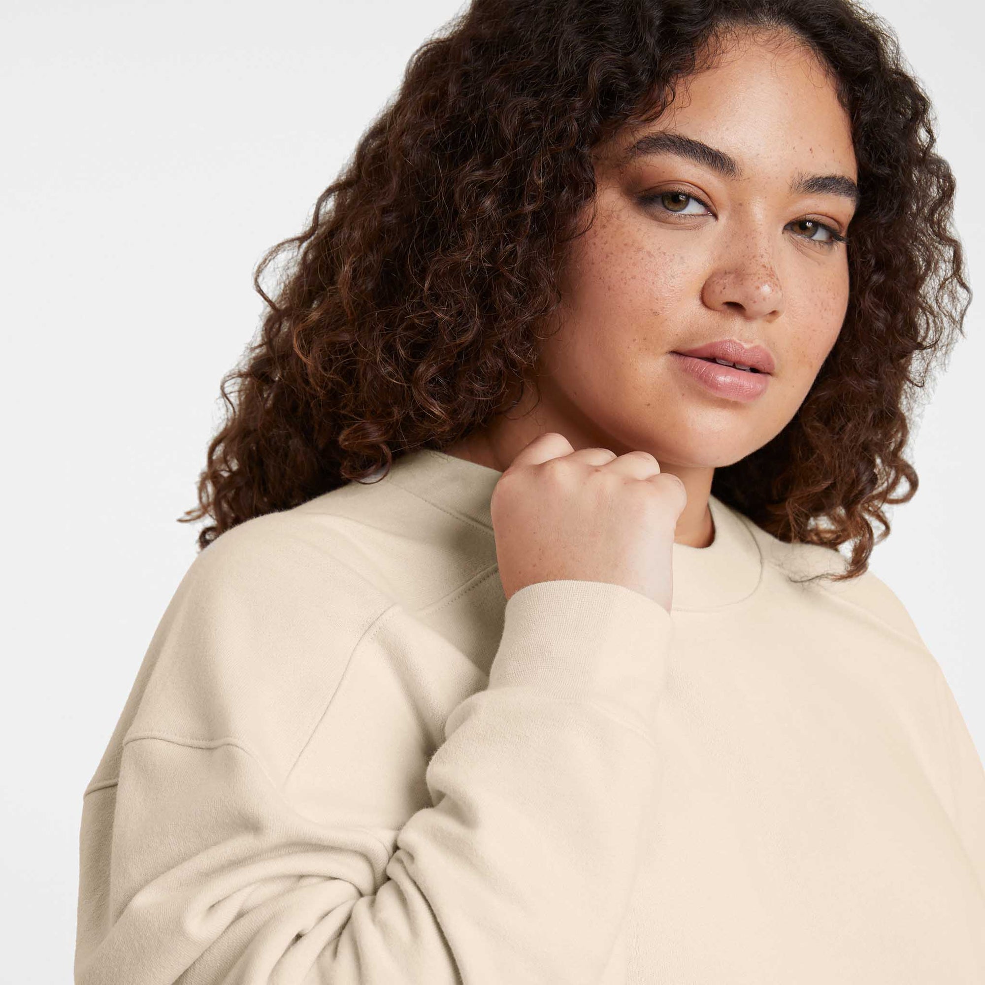 Cropped Crewneck Sweatshirt