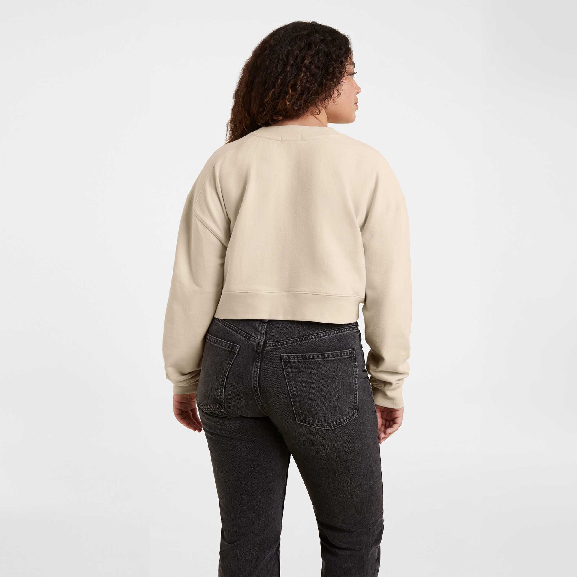 Cropped Crewneck Sweatshirt