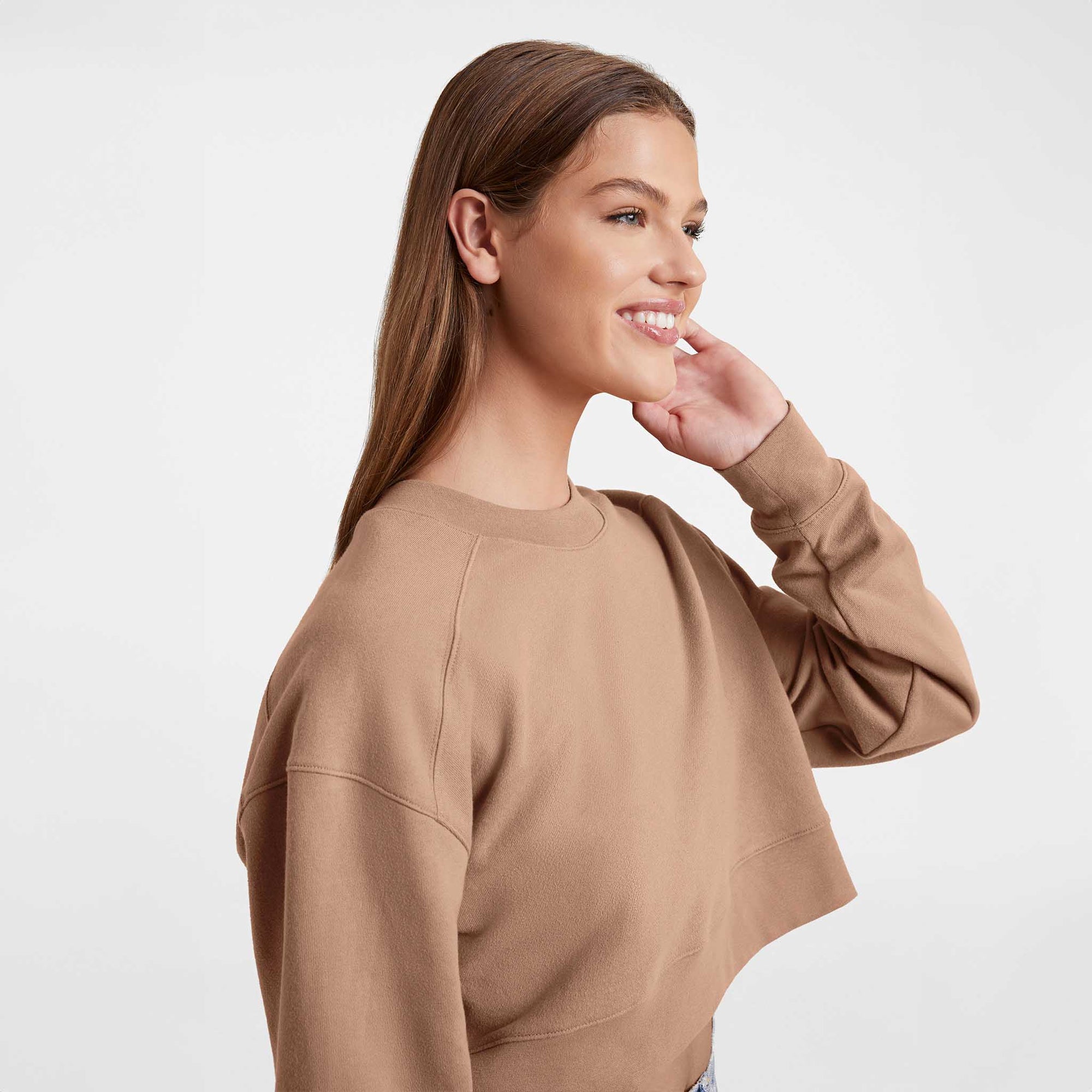 Cropped Crewneck Sweatshirt