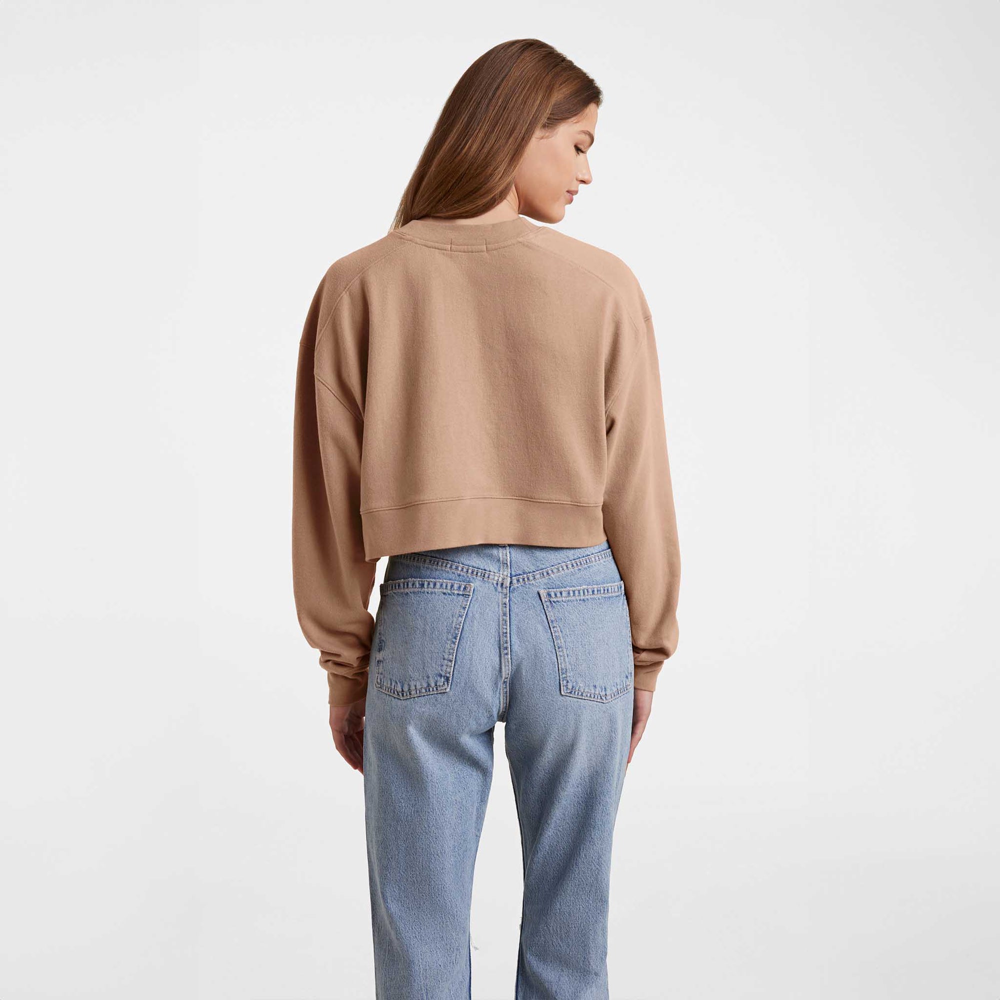 Cropped Crewneck Sweatshirt