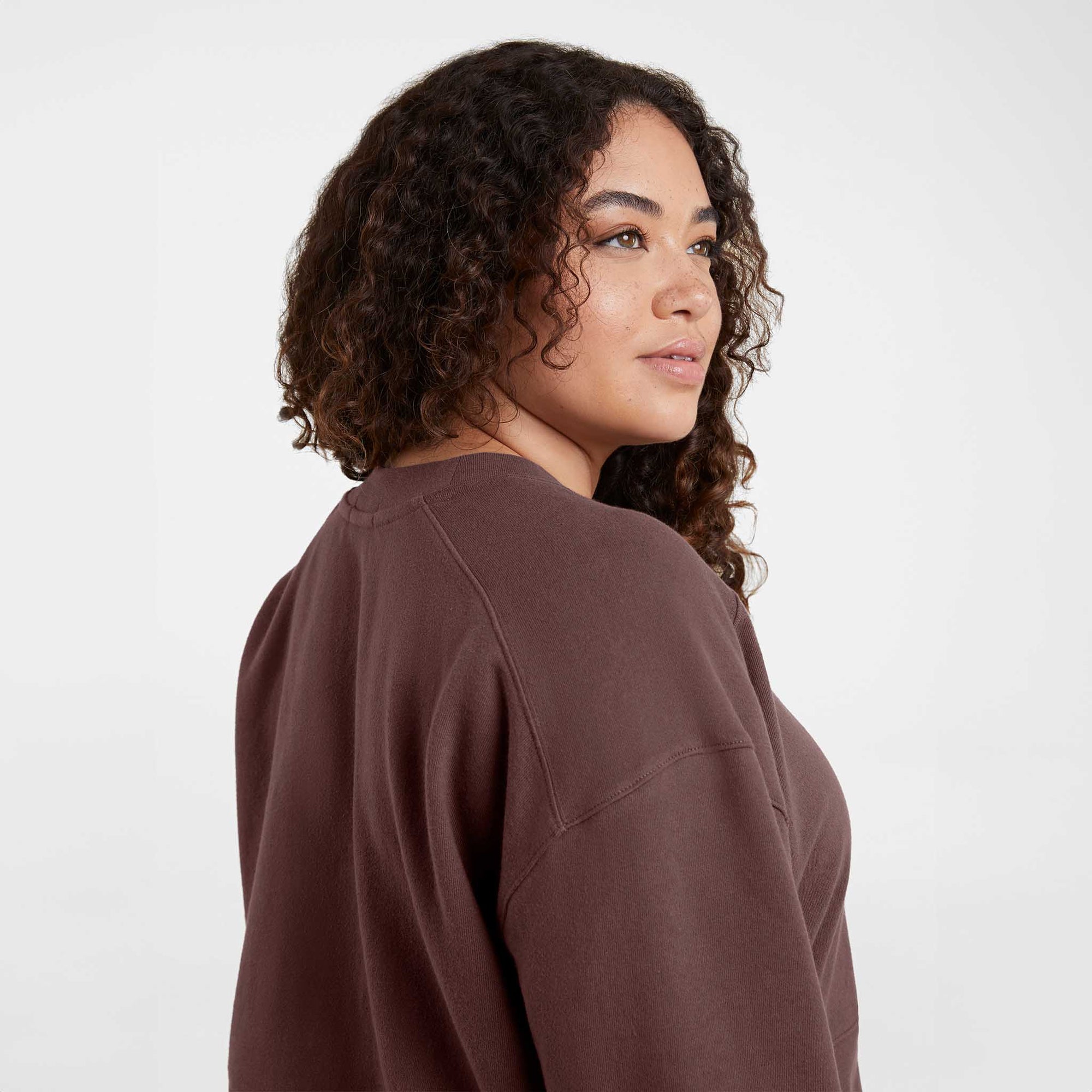 Cropped Crewneck Sweatshirt