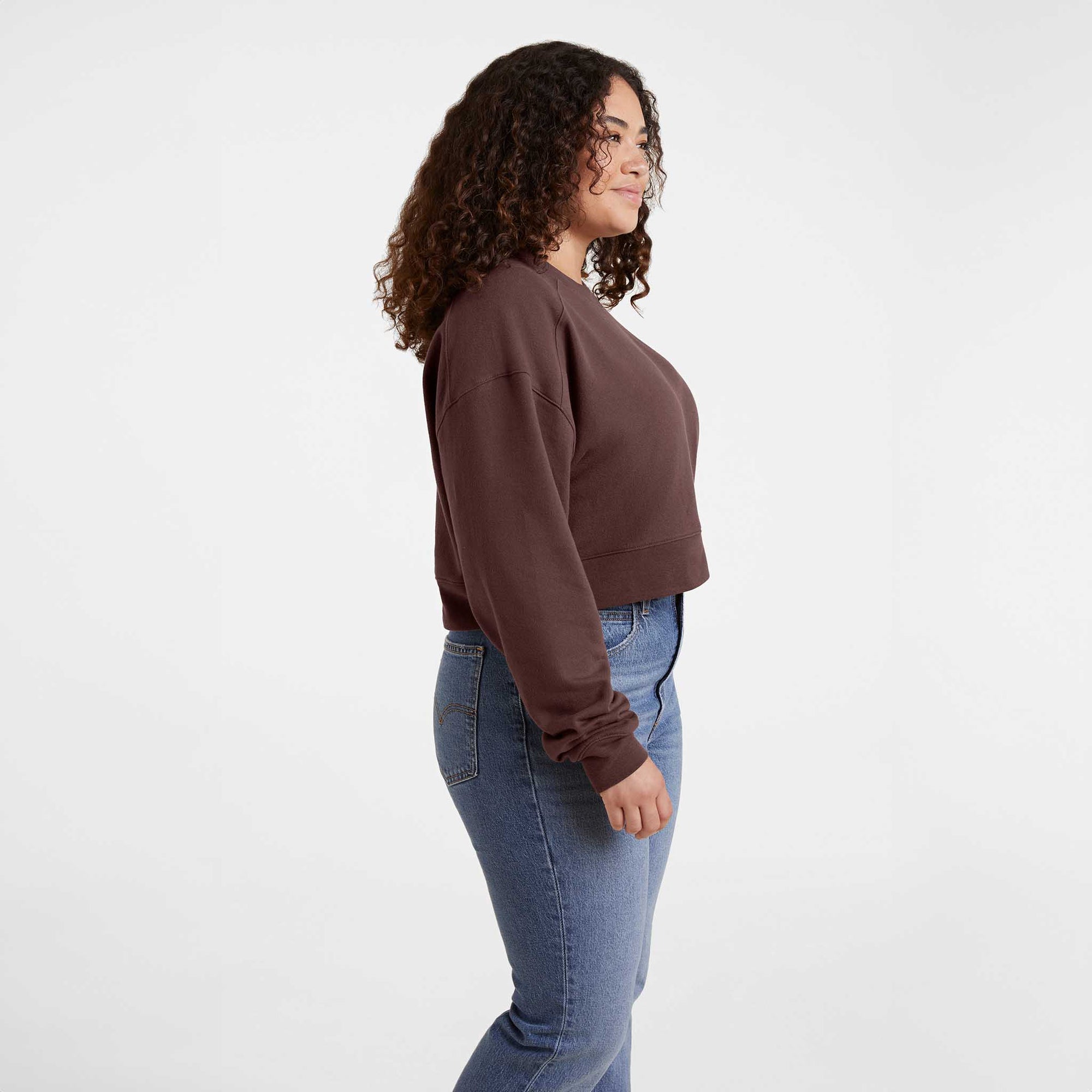 Cropped Crewneck Sweatshirt