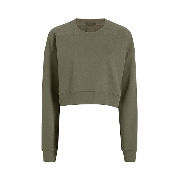 Cropped Crewneck Sweatshirt