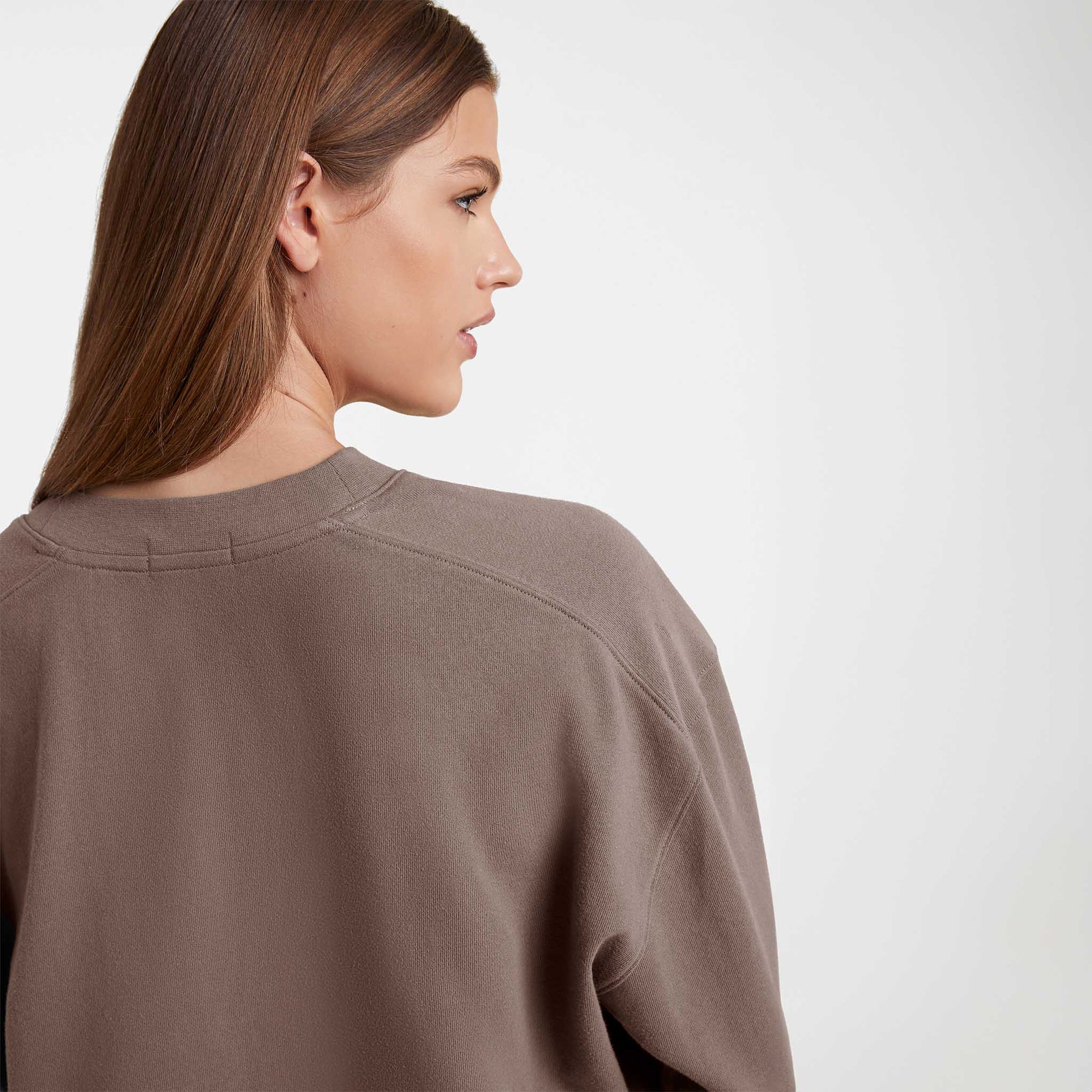 Cropped Crewneck Sweatshirt