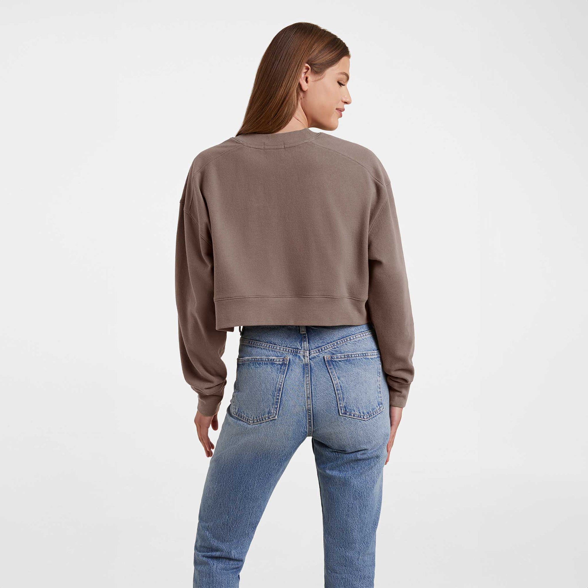 Cropped Crewneck Sweatshirt