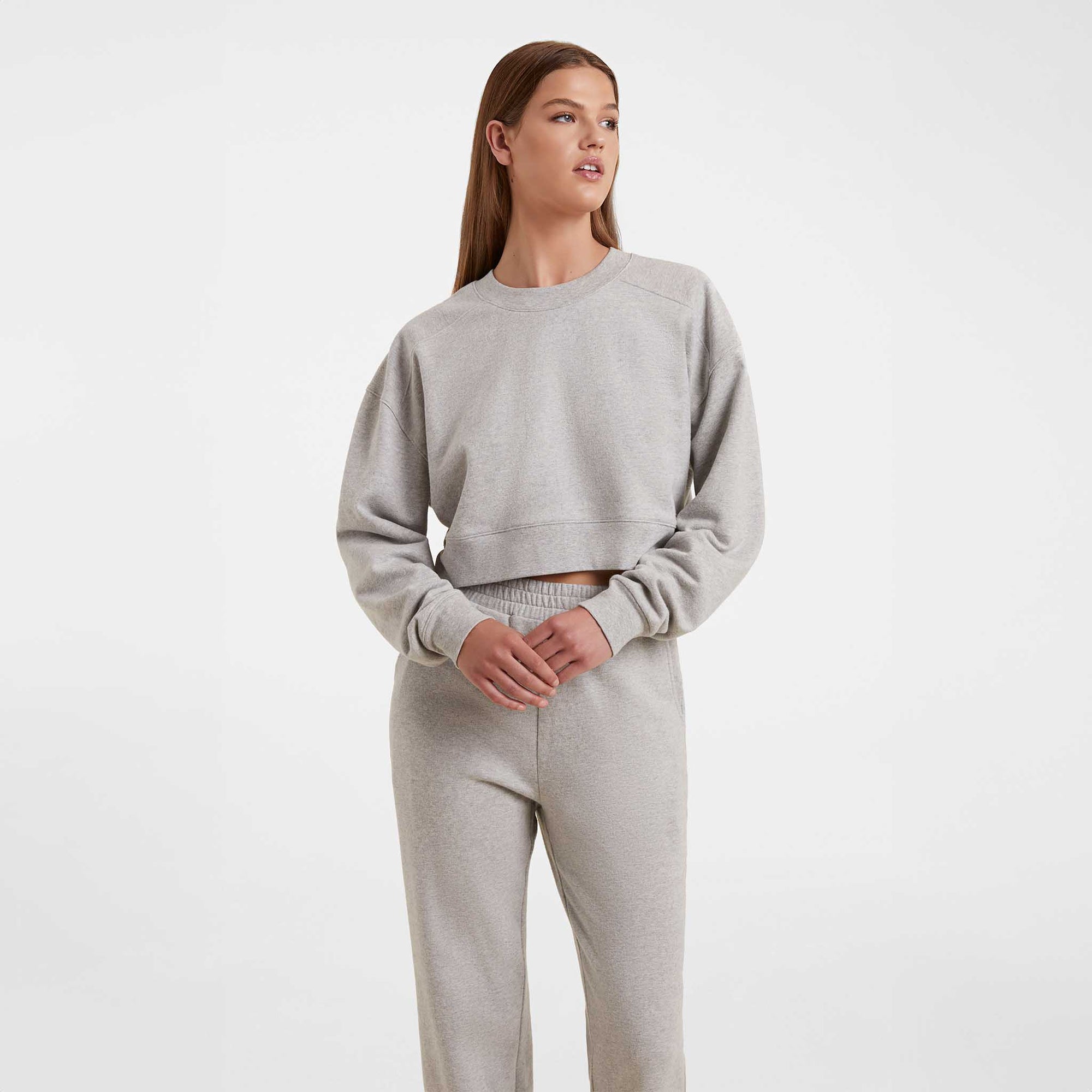 Cropped Crewneck Sweatshirt