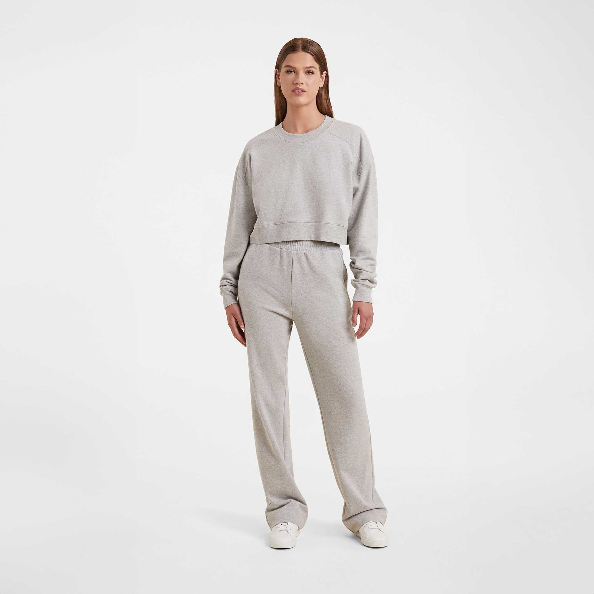 Cropped Crewneck Sweatshirt