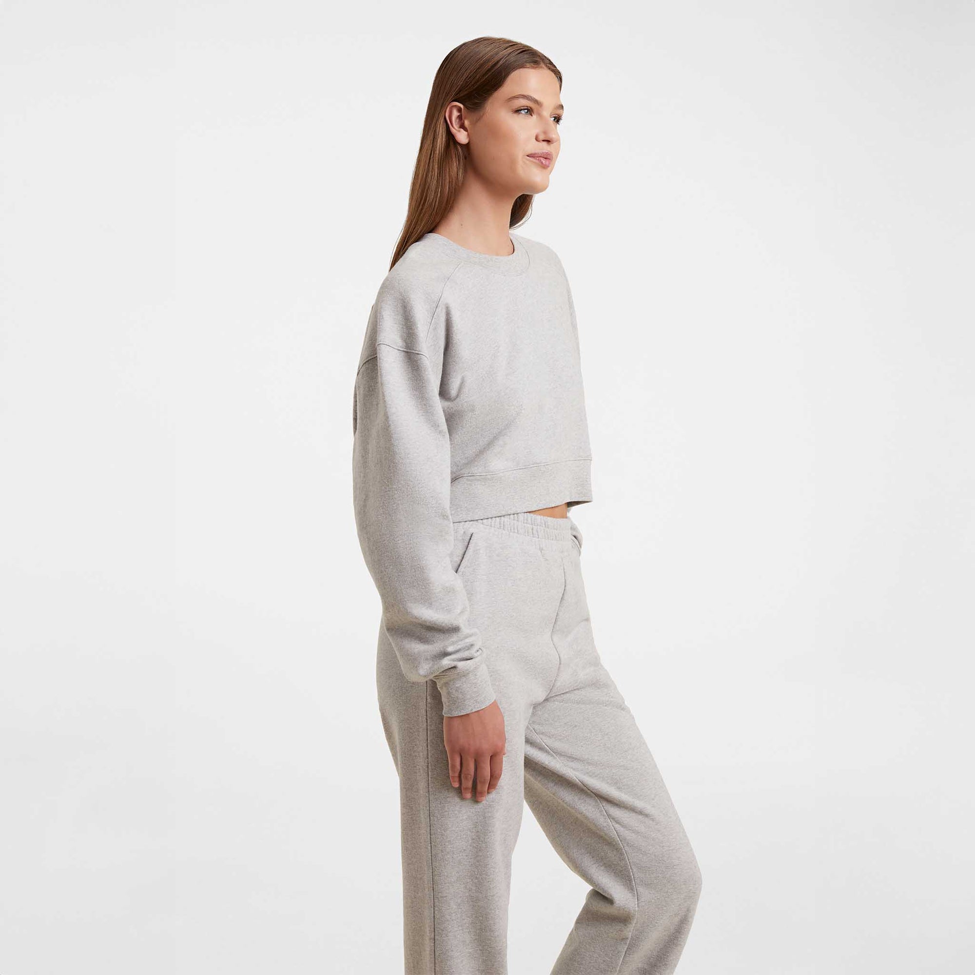 Cropped Crewneck Sweatshirt