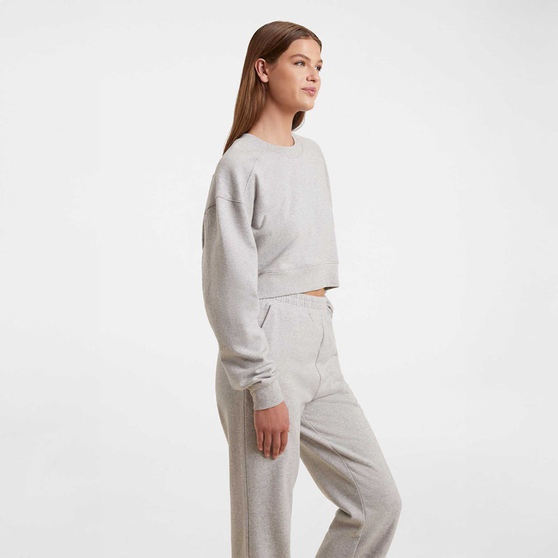 Cropped Crewneck Sweatshirt image 
