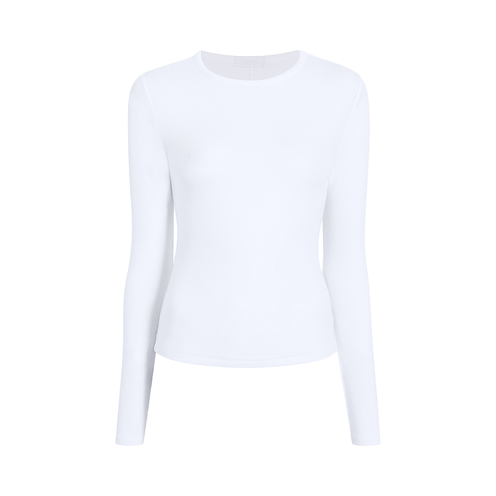 Slinky Rib Long Sleeve Shirt