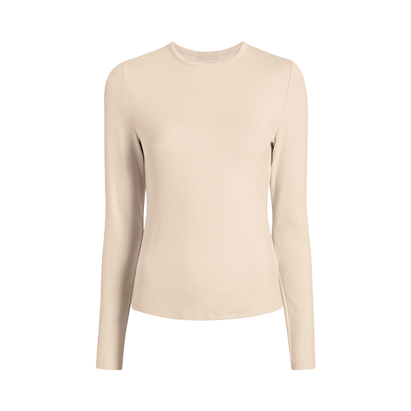 Slinky Rib Long Sleeve Shirt