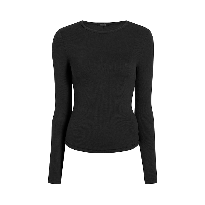 Slinky Rib Long Sleeve Shirt