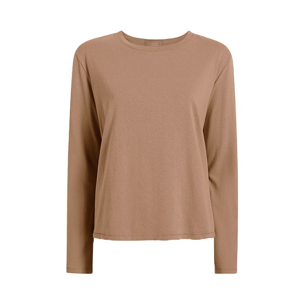 Vintage Cotton Long Sleeve Everyday T-Shirt