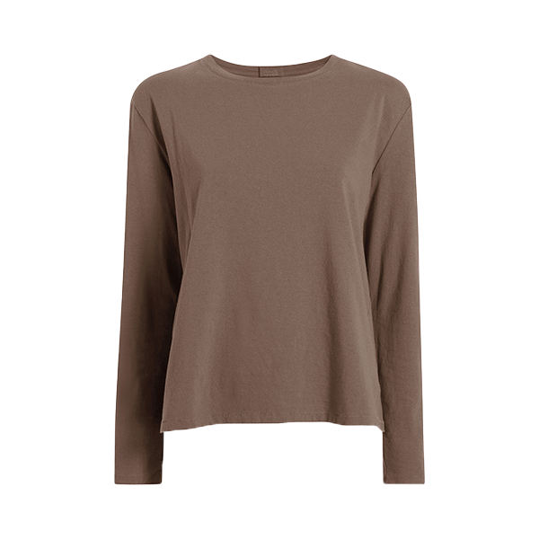 Vintage Cotton Long Sleeve Everyday T-Shirt