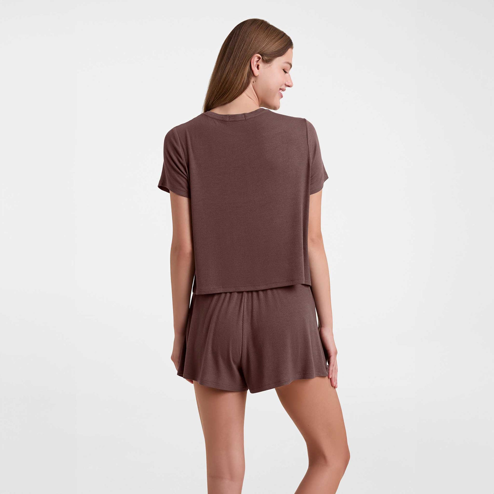 Ribbed Pajama Short Set